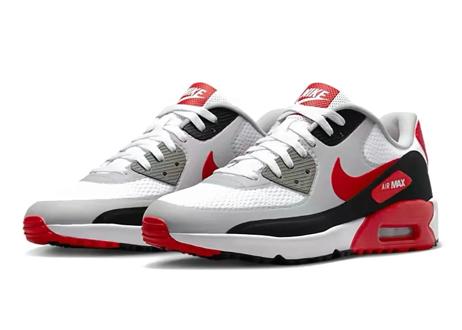 Фото № 1 с приближением к товару «‎Nike Air Max 90 Golf White Black University Red»