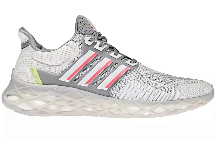 Фото № 1 с приближением к товару «‎adidas Ultra Boost Web DNA Grey Crystal White Turbo»