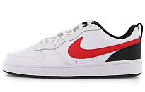 Фото № 1 с приближением к товару «‎Nike Court Borough Low 2 (GS) WhiteBlackRed»