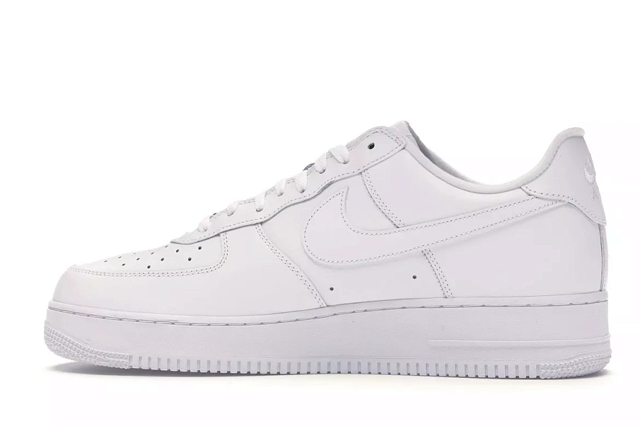 Фото № 3 с приближением к товару «‎Nike Air Force 1 Low Supreme White»