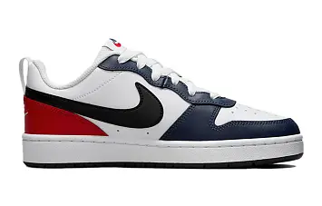 Nike Court Borough Low 2 (GS) Low-Top Sneakers WhiteBlueRedBlack - 2