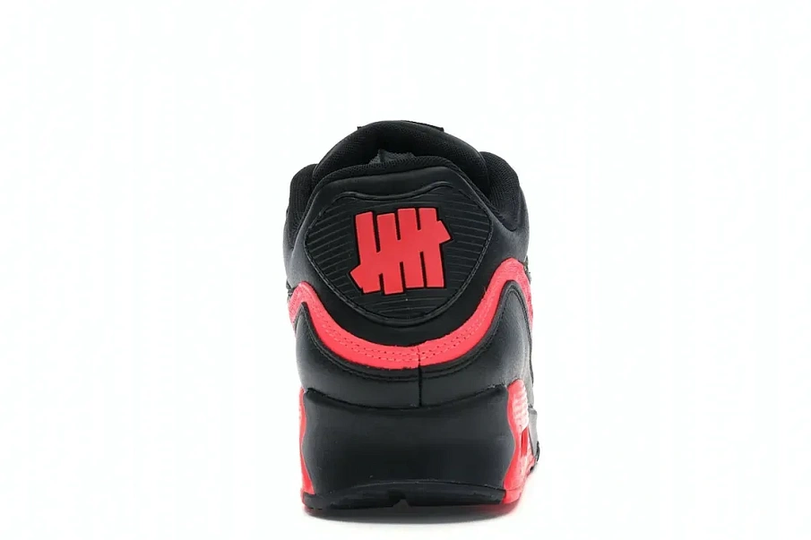 Фото № 4 с приближением к товару «‎Nike Air Max 90 Undefeated Black Solar Red»