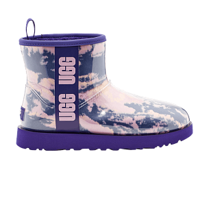 UGG Women's Classic Clear Mini Marble Violet Night