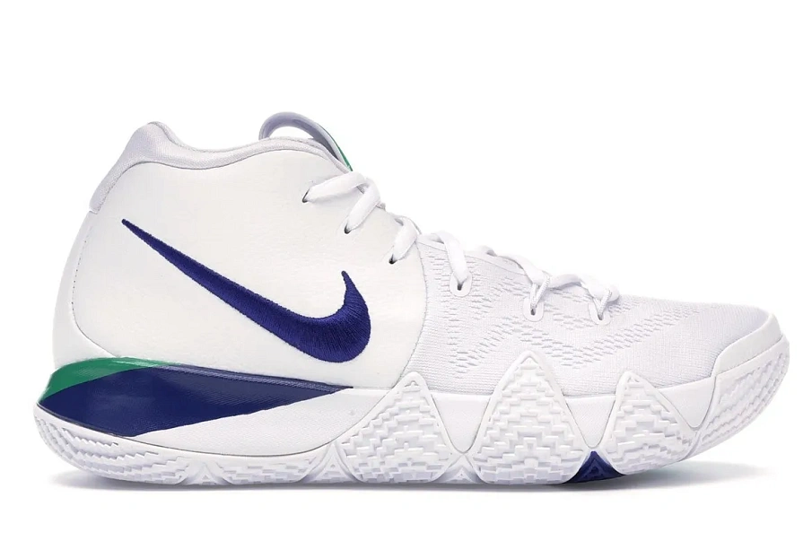 Фото № 1 с приближением к товару «‎Nike Kyrie 4 White Deep Royal Blue»