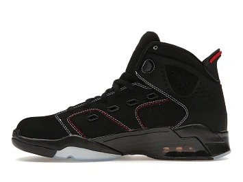 Jordan 6-17-23 Black White Red Contrast Stitching - 3