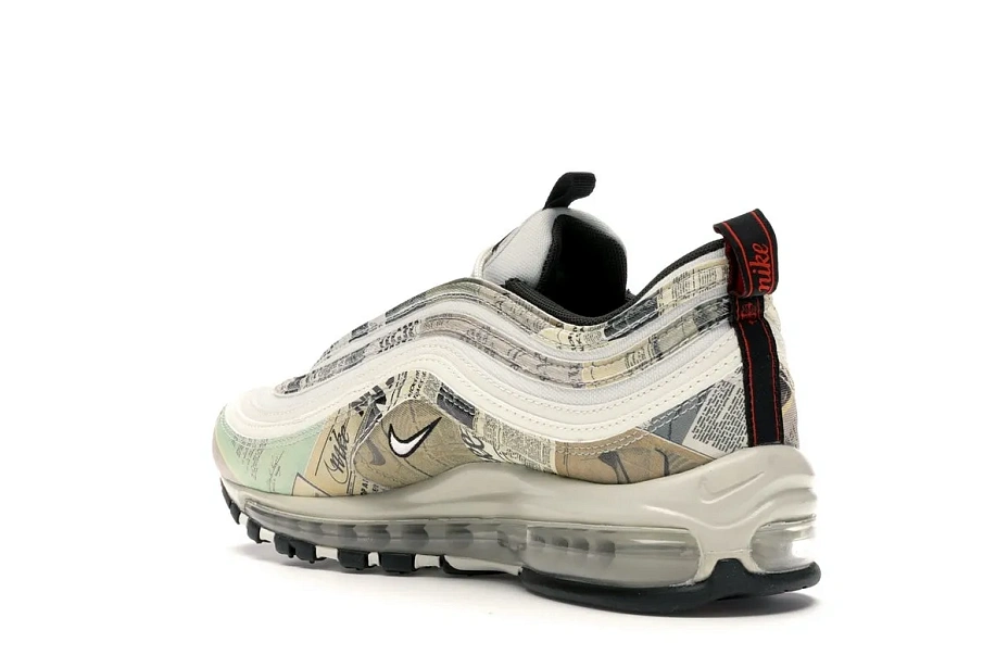 Фото № 6 с приближением к товару «‎Nike Air Max 97 Newspaper»