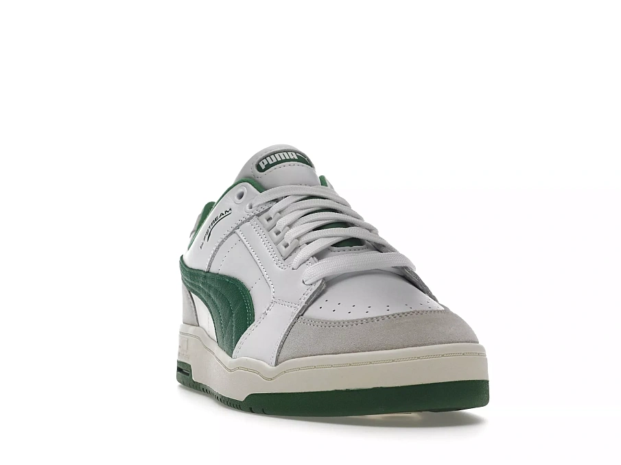 Фото № 2 с приближением к товару «‎Puma Slipstream Low Retro White Amazon Green»