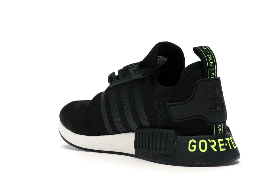 Фото № 6 с приближением к товару «‎adidas NMD R1 Gore-tex Core Black Solar Yellow»