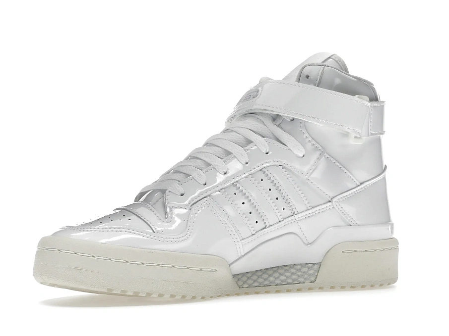 Фото № 2 с приближением к товару «‎adidas Forum Mid Triple White Patent Leather »