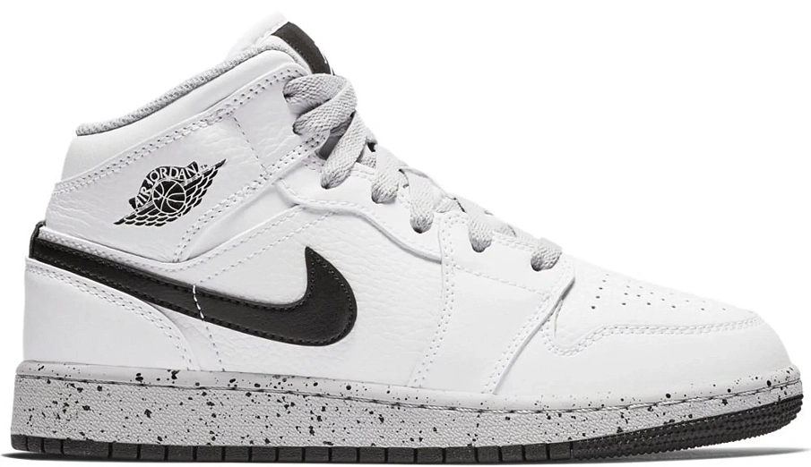Фото № 1 с приближением к товару «‎Jordan 1 Mid White Cement »