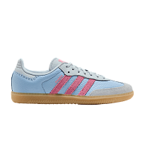 Фото № 1 с приближением к товару «‎adidas Samba J Blue Pink»