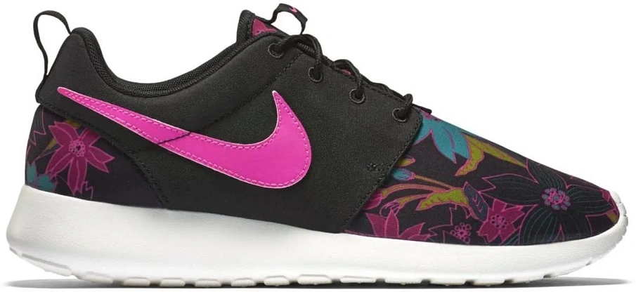 Фото № 1 с приближением к товару «‎Nike Roshe Run Floral Print Pink Foil »