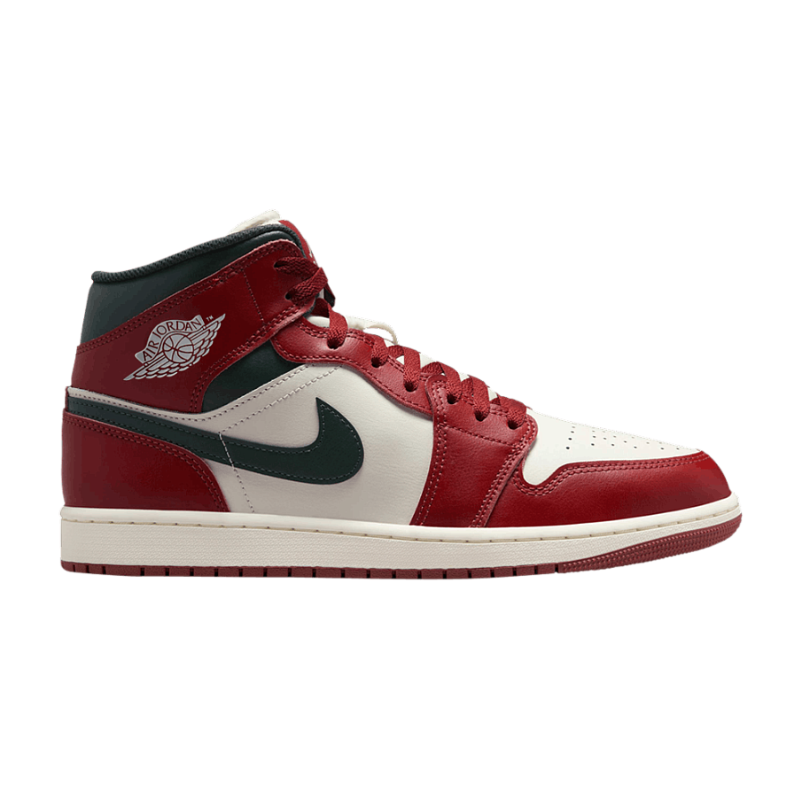 Фото № 1 с приближением к товару «‎Air Jordan 1 Mid Redstone Midnight Green»