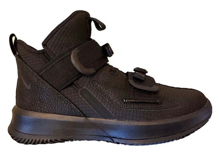 Фото № 1 с приближением к товару «‎Nike LeBron Soldier 13 SFG Triple Black»