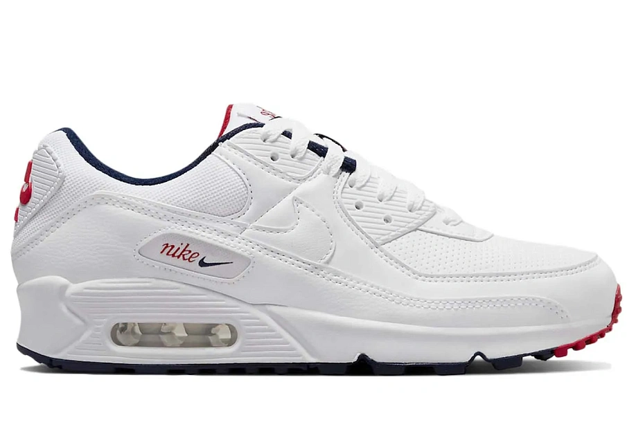 Фото № 1 с приближением к товару «‎Nike Air Max 90 Paris White (2022) »