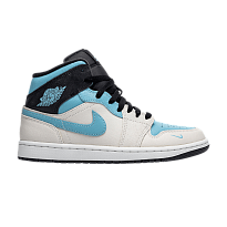 Фото № 1 с приближением к товару «‎Air Jordan 1 Mid SE Summit White Blue Chill»