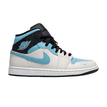 Air Jordan 1 Mid SE Summit White Blue Chill - 1