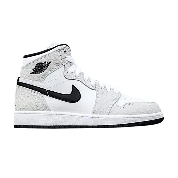 Air Jordan 1 Retro High Premium GS White Black - 1