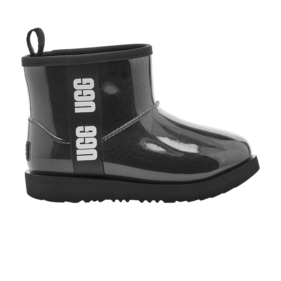 Фото № 1 с приближением к товару «‎UGG Classic Clear Mini II Boot Kids Black»