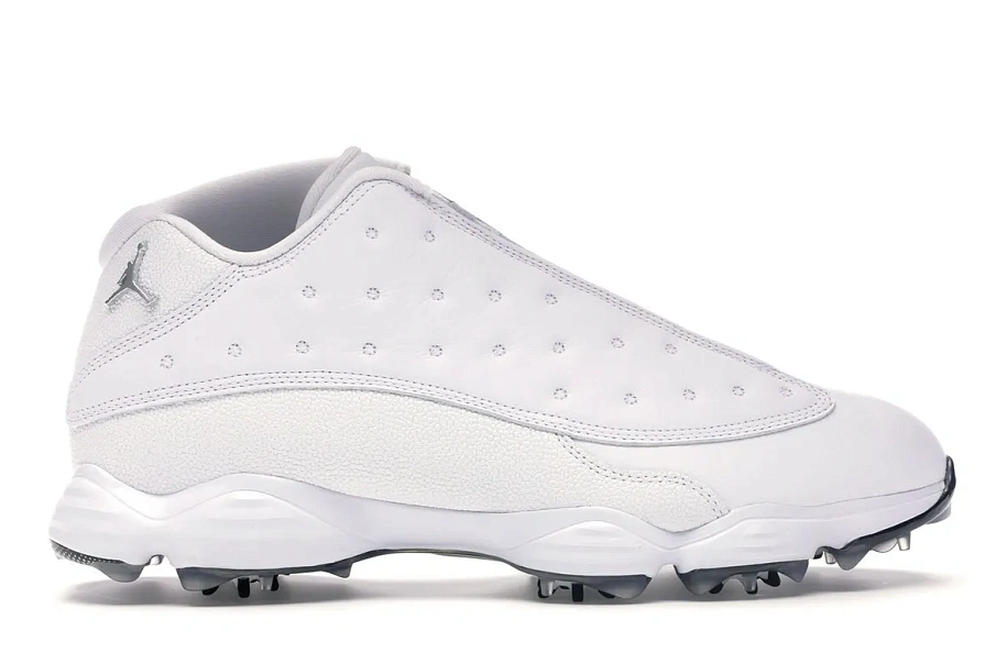 Фото № 1 с приближением к товару «‎Jordan 13 Retro Golf Cleat White Black»