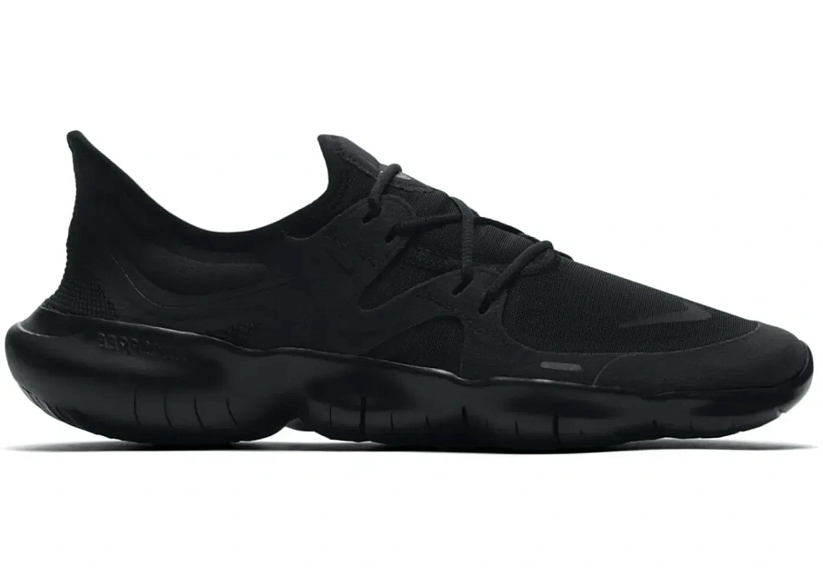 Фото № 1 с приближением к товару «‎Nike Free RN 5 Triple Black»