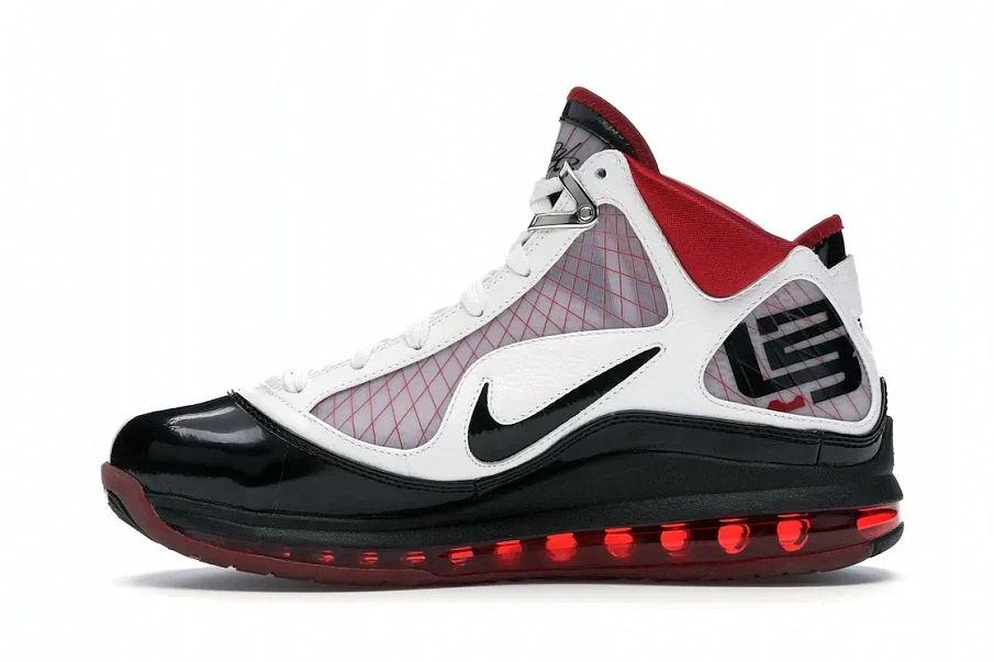 Фото № 3 с приближением к товару «‎Nike LeBron 7 White/Black-Varsity Red»