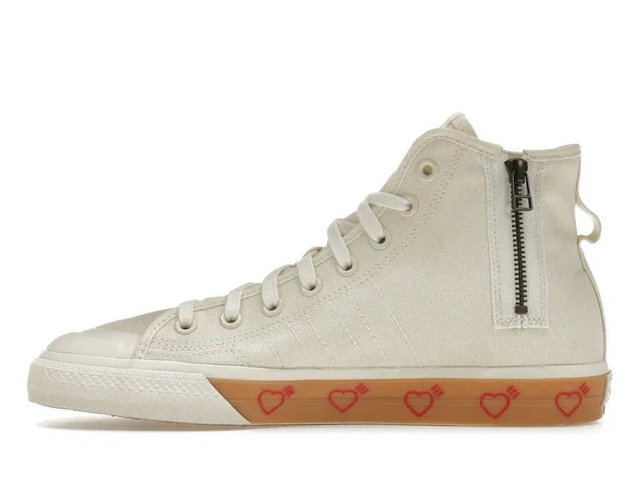 Фото № 3 с приближением к товару «‎adidas Nizza Hi Human Made Off White»
