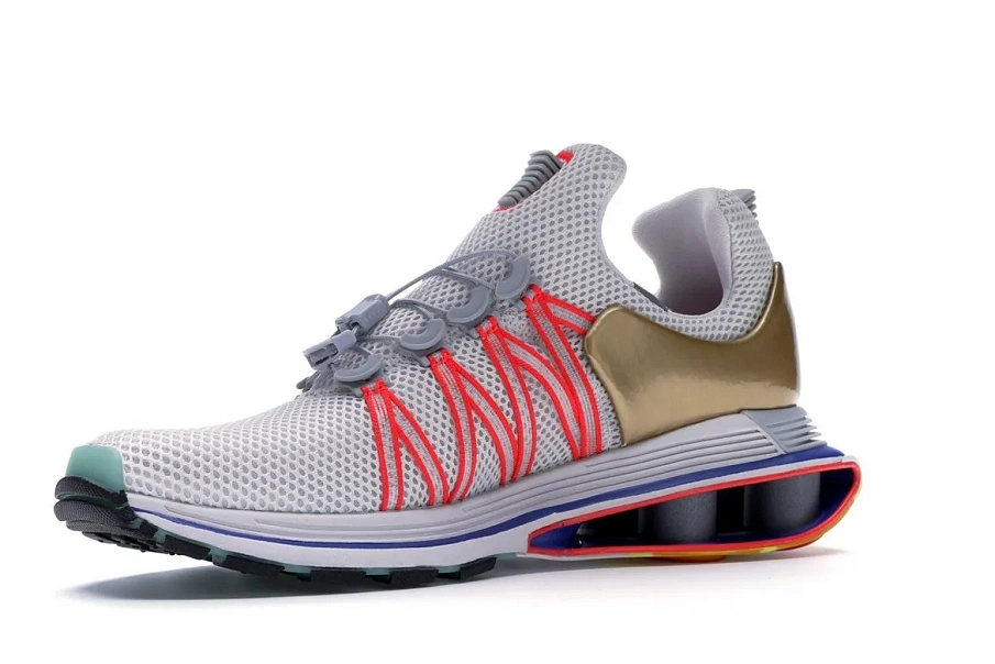 Фото № 3 с приближением к товару «‎Nike Shox Gravity Vast Grey Metallic Gold»