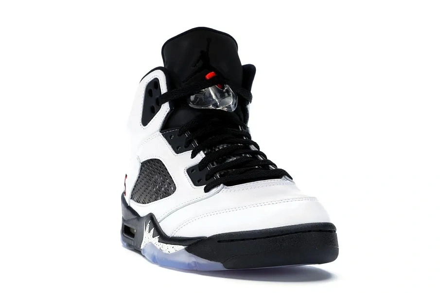 Фото № 2 с приближением к товару «‎Jordan 5 Retro Paris Saint-Germain White (F&F)»