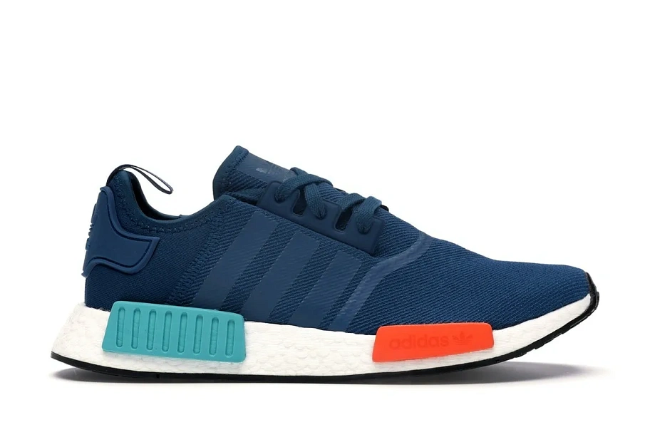 Фото № 1 с приближением к товару «‎adidas NMD R1 Blue Night Energy Orange»