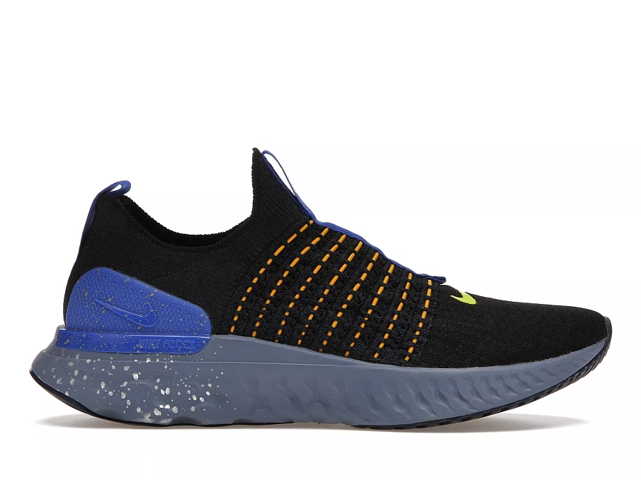 Фото № 1 с приближением к товару «‎Nike React Phantom Run Flyknit 2 Black Hyper Royal»