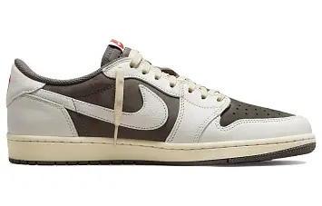 Travis Scott x Air Jordan 1 Low OG General Vintage basketball shoes Reverse Mocha - 2