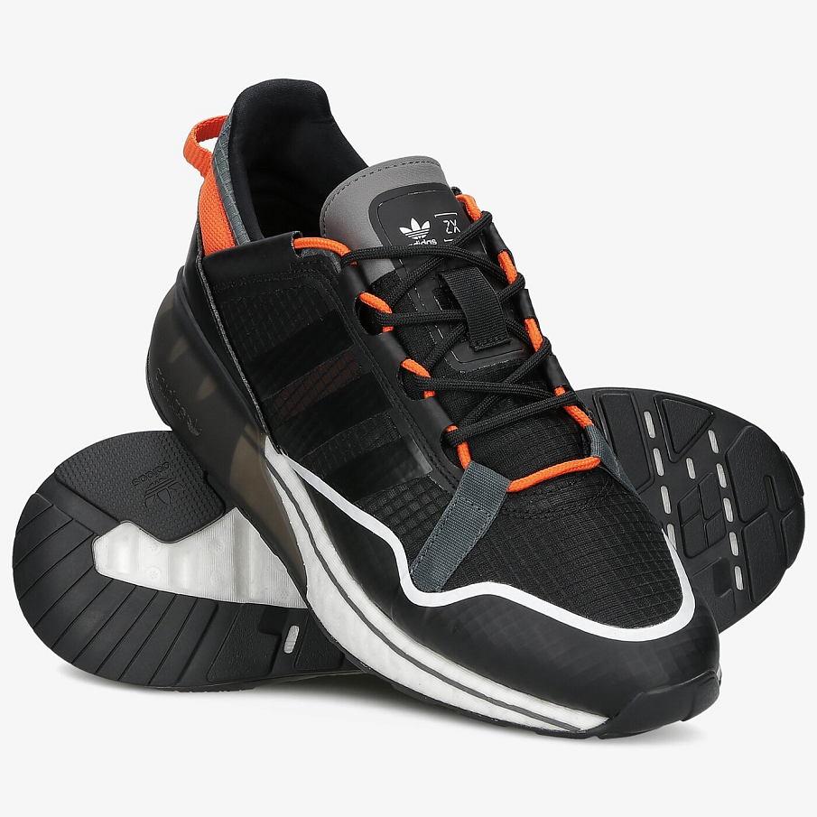 Фото № 5 с приближением к товару «‎adidas originals ZX 2K Boost Pure 'Black Orange'»