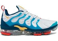Фото № 1 с приближением к товару «‎Nike Air VaporMax Plus White Citron Pulse Industrial Blue»
