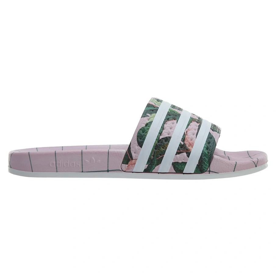 Фото № 1 с приближением к товару «‎adidas Adilette Supplier Colour Footwear White--Wonder Pink »
