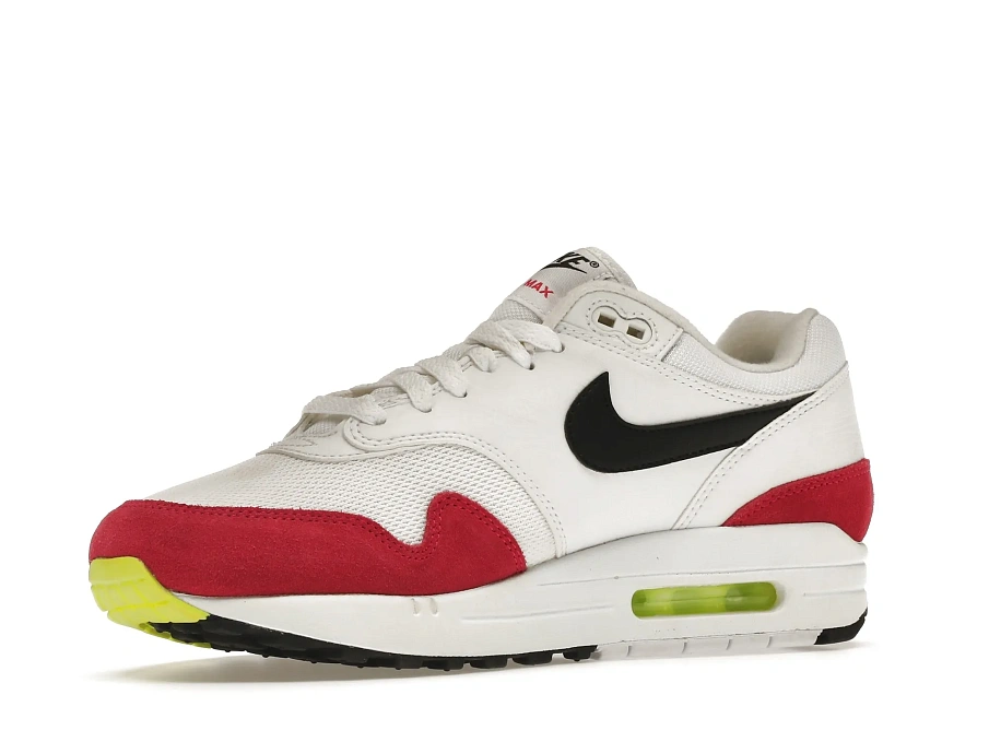 Фото № 3 с приближением к товару «‎Nike Air Max 1 White Black Volt Rush Pink»