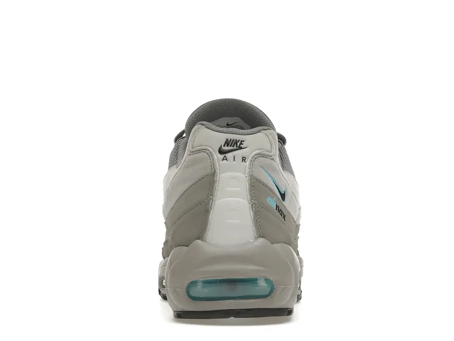 Фото № 4 с приближением к товару «‎Nike Air Max 95 Retro Logo Grey Aqua»