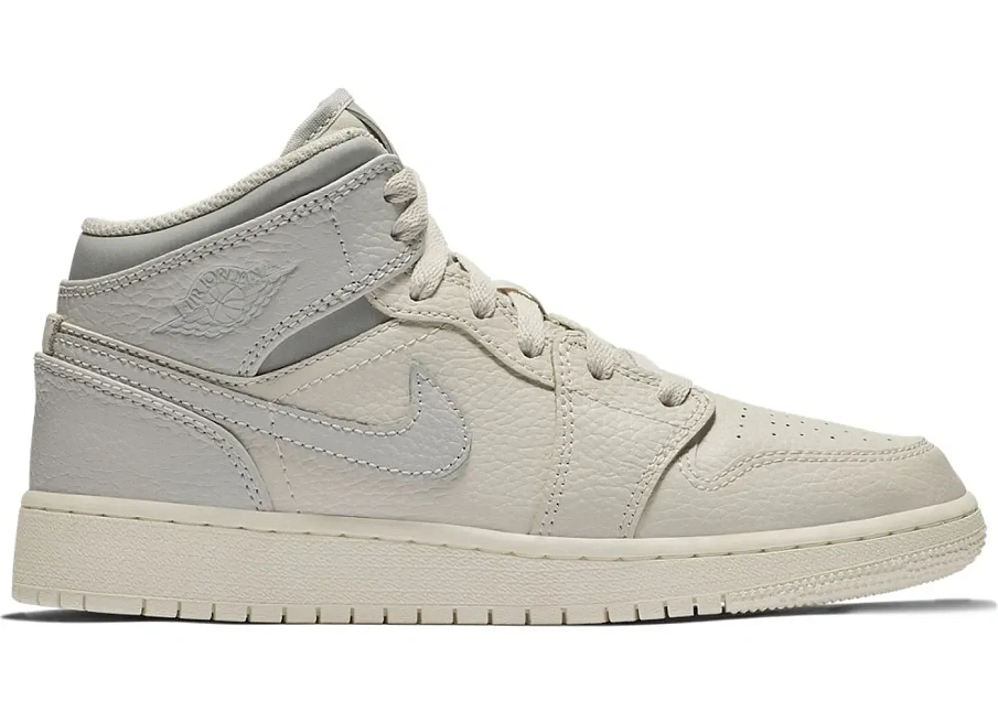 Фото № 1 с приближением к товару «‎Jordan 1 Mid Light Bone Wolf Grey »