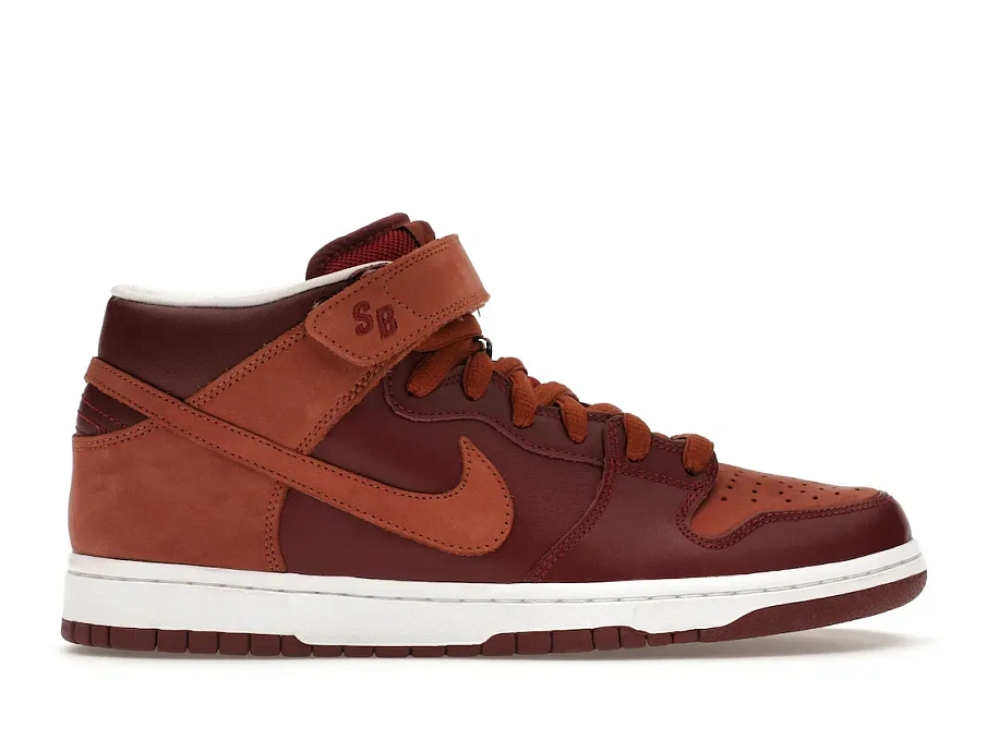 Фото № 1 с приближением к товару «‎Nike SB Dunk Mid Team Red Pony»