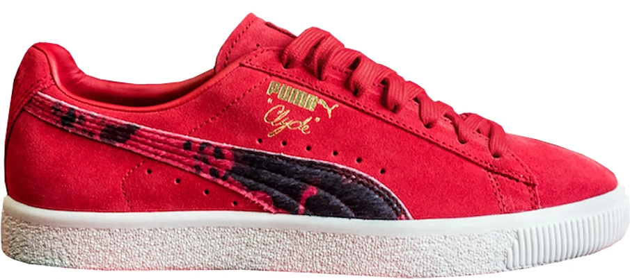 Фото № 1 с приближением к товару «‎Puma Clyde Packer Shoes Cow Suit Red»