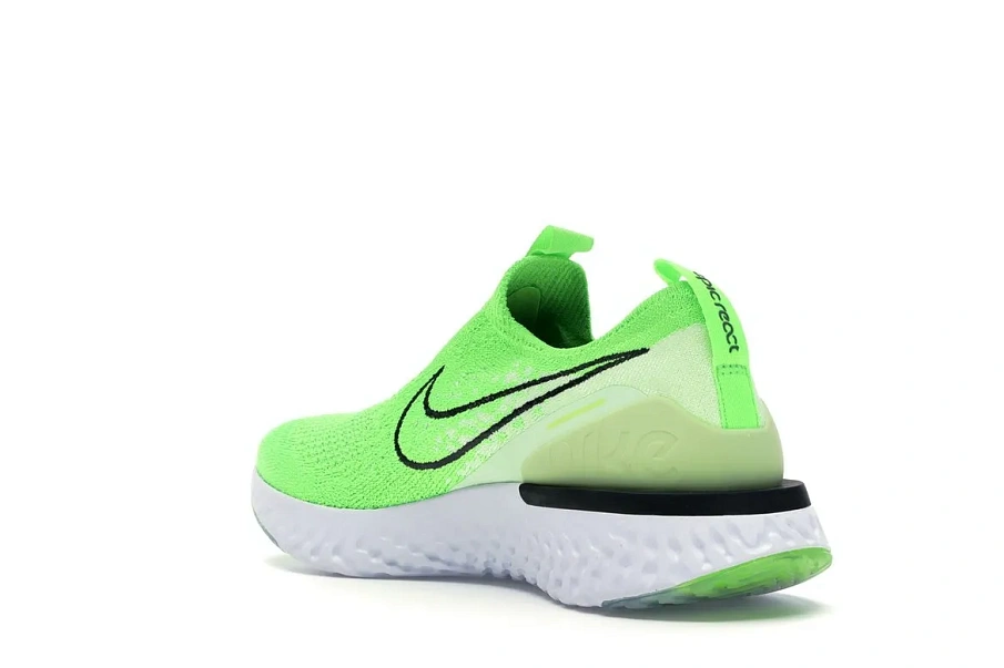 Фото № 6 с приближением к товару «‎Nike Epic Phantom React Flyknit Electric Green »