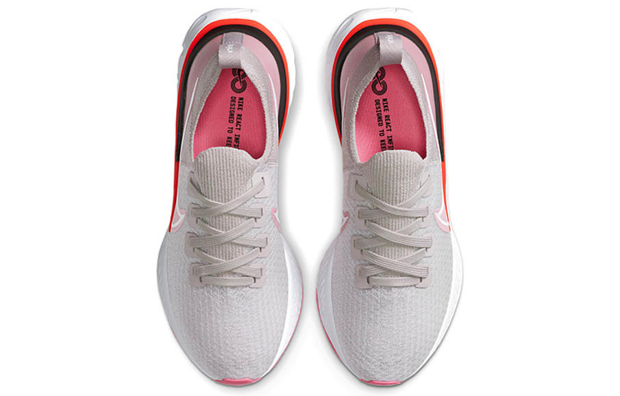 Фото № 4 с приближением к товару «‎Nike Wmns React Infinity Run Flyknit GreyPink»