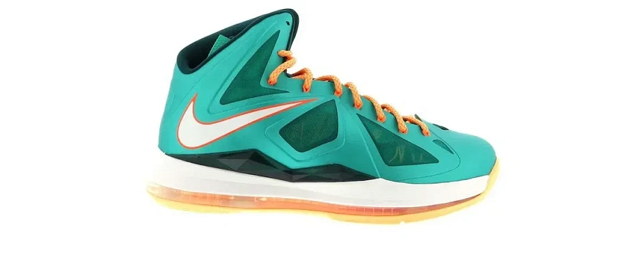 Фото № 1 с приближением к товару «‎Nike LeBron X Miami Dolphins»