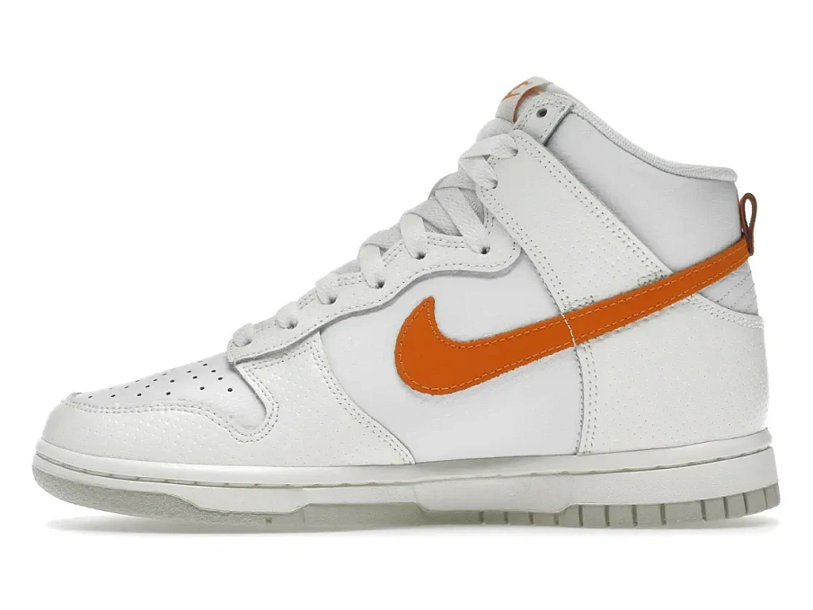 Фото № 3 с приближением к товару «‎Nike Dunk High White Magma Orange »