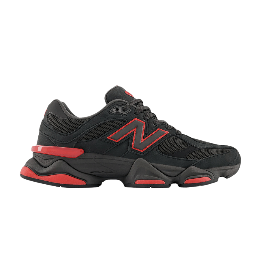 Фото № 1 с приближением к товару «‎New Balance 9060 Black Red»