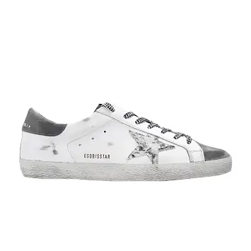 Golden Goose Superstar White Grey Python - 1