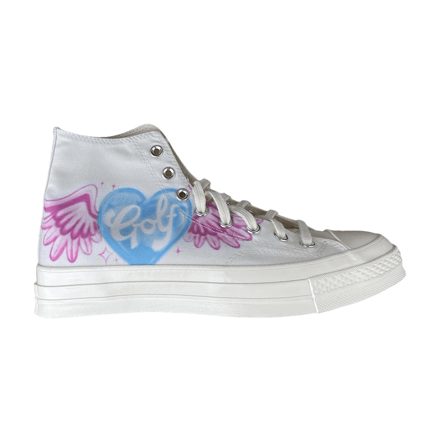 Фото № 1 с приближением к товару «‎Golf Wang x Converse Chuck 70 High Airbrush Graffiti»