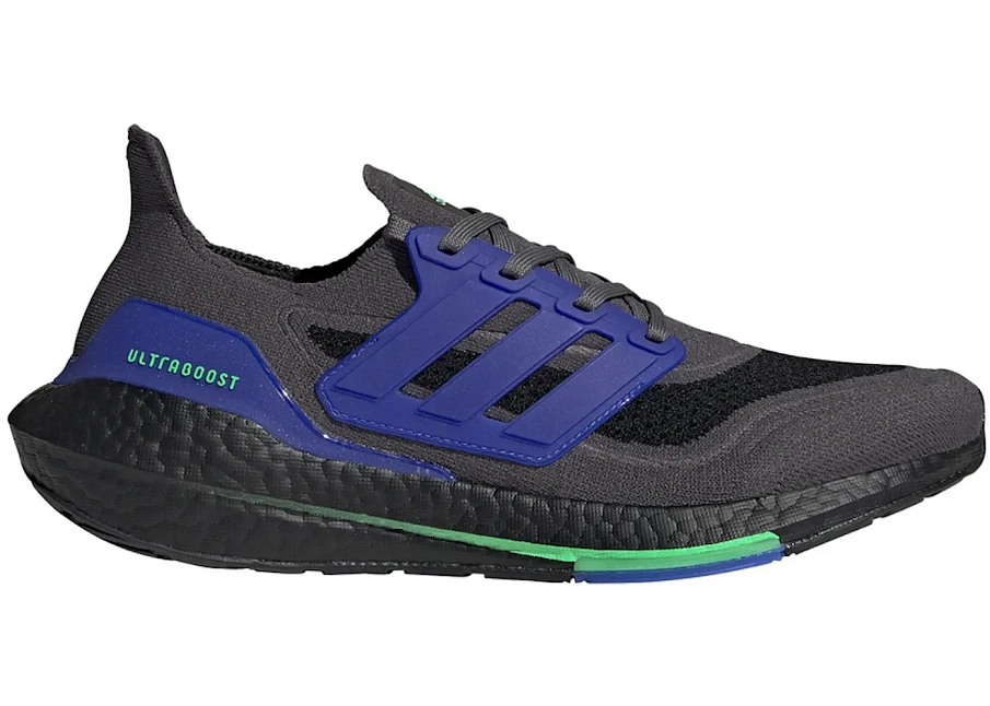 Фото № 1 с приближением к товару «‎adidas Ultra Boost 21 Grey Sonic Ink»