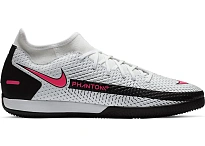 Фото № 1 с приближением к товару «‎Nike Phantom GT Academy DF IC White Black Pink Blast»