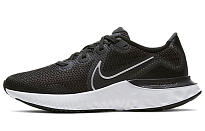 Фото № 1 с приближением к товару «‎Nike Renew Run GS 'Black Metallic Silver'»